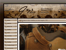 Tablet Screenshot of jeyssaddlery.com